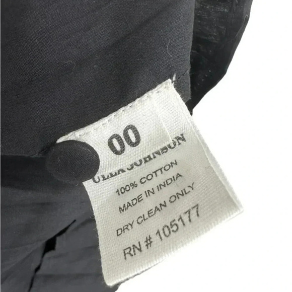 ULLA JOHNSON BLACK MIDI DRESS B1047 - Picture 5 of 5